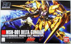 BANDAI HGUC 1/144 MSN-001 Delta Gundam Model Kit (4573102609700) Figurina