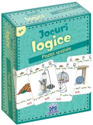 Didactica Publishing House Jocuri logice: Pozitii spatiale - 48 jetoane educative 5+ ani (5948489356858)