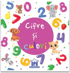 Didactica Publishing House Cifre si culori - Carte pliata cartonata 0-2 ani DPH (5948495011604)