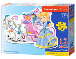 Castorland Puzzle 12 piese MAXI Trasura Printesei 120017 (5904438120017) Puzzle