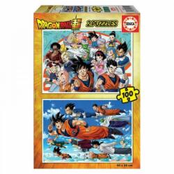 Educa Puzzle 2x100 piese Dragon Ball 18214 (8412668182141) Puzzle
