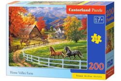 Castorland Puzzle 200 piese Horse Valley Farms 222124 (5904438222124) Puzzle