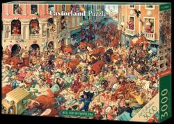 Castorland Puzzle 3000 piese Bull Run in Pampeluna - Art Collection Castorland 300648 (5904438300648) Puzzle
