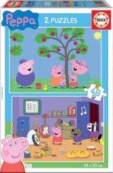 Educa Puzzle 2x48 Piese Peppa Pig EDUCA 15920 (8412668159204) Puzzle