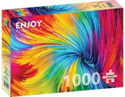 Enjoy Puzzle Puzzle 1000 piese Enjoy - Colorful Paint Swirl (1095) Puzzle