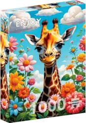 Enjoy Puzzle Puzzle 1000 piese Enjoy - Cute Giraffe (2151) Puzzle