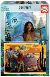 Educa Puzzle 2x48 piese Raya & The Last Dragon Educa 18882 (8412668188822) Puzzle
