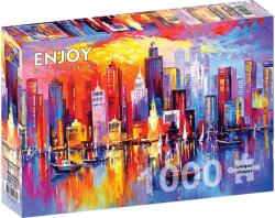 Enjoy Puzzle Puzzle 1000 piese Enjoy - Evening New York (5949194017058) Puzzle