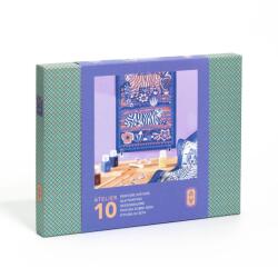 DJECO Atelier creativ 10 pentru adulti Pictura pe matase, Djeco (BO-GA10010)