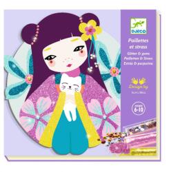 DJECO Atelier creativ cu sclipici Onnanoko, Djeco (BO-DJ09523)