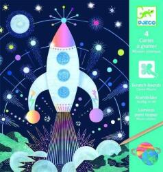 DJECO Joc creativ de razuit Cosmos, Djeco (BO-DJ09727)