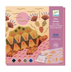 DJECO Joc creativ cu stampile Modele si animale, Djeco (BO-DJ08966)