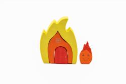 Marc toys Set handmade Marc toys, Casuta focului (BO-MCB09)