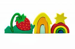 Marc toys Set handmade Marc toys, Vara colorata (BO-MCB03)