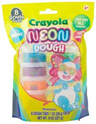 Crayola Silly Scents Neon Plastilina 8 Buc (628165731463)