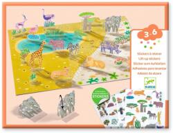 DJECO Set creativ de stickere reutilizabile Animale, Djeco (BO-DJ00044)