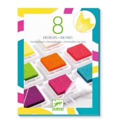 DJECO Tusiere colorate pentru stampile, Djeco (BO-DJ09798)