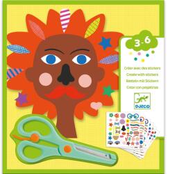 DJECO Joc creativ cu autocolante La coafor, Djeco (BO-DJ09045)