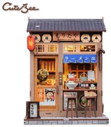 CuteBee Morita-Ya - DIY Miniature House Kit cu LED (6975436180890)