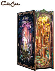 CuteBee The Grace of Forest - DIY Book Nook Kit cu LED (6975436180500)
