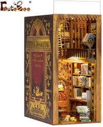 CuteBee Eternal Bookstore - DIY Book Nook Kit cu LED (6975436180036)