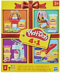 Hasbro Play Doh Set Creativ 4 in 1 cu 8 Culori (5010996389176)
