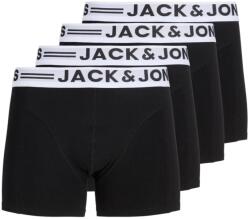 Jack & Jones Underwear barbati Set 5 perechi de boxeri, cu talie medie, JACSENSE, Negru, L (12298998_000000_L)