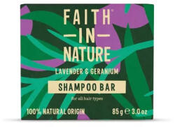Faith in Nature Sampon Bar, Levendula és Geránium 85g