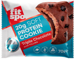  FitSpo Protein Collagen Cookie 70g Triple Chocolate