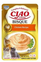 Inaba Foods Cat Ciao Bisque - hrană complementară pentru pisici, cu aromă de pui, 40 g