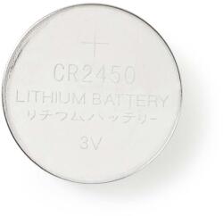 Nedis BALCR24505BL - CR2450-es lítium gombelem | 3 V | 5 darab | Blisztercsomagolás (BALCR24505BL)