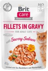 Brit Cat Fillets in Gravy with Savory Salmon 4x85 g