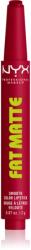NYX Cosmetics Fat Matte balsam de buze cu efect matifiant Scarlet Snuggles 2 g