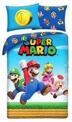 Halantex Super Mario: Ágyneműhuzat garnitúra - mikroszálas, 140 x 200 cm (NO-805BL) - jateknet