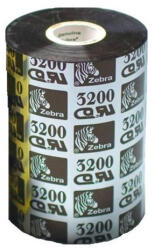 Zebra 3200 fekete eredeti viaszos/gyantás címkeszalag csomag (6db, 131mm x 450m, 03200BK13145) (03200BK13145)