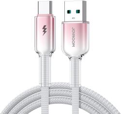 JOYROOM S-A42 töltő- és adatátviteli kábel, USB/USB-C, 3A, 1, 2 m, fehér