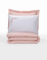  L' essential Maison Szatén Dupla Paplanhuzat Garnitúra Pink White Melinda - Rózsaszín