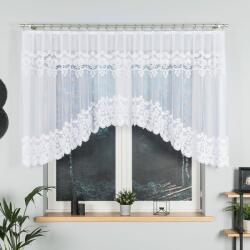 Markizeta függöny, jacquard, 300x120cm, fehér (MAR_73157)