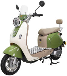 RURIS Scuter electric retro RURIS PILOT SX790 VERDE BAMBOO, 800W, autonomie pana la 70 km, 2 locuri, viteza 25 km h (79000SXB26a)