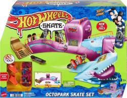 Hot Wheels Set Skate Hot Wheels Octopark - Oktopus, Grind-Rails, 1 Board, 1 Pereche Pantofi (HMK01)