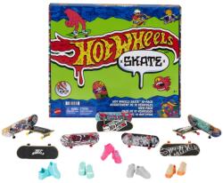 Hot Wheels Set 10 Finger Skateboard-uri Hot Wheels cu 5 Perechi Incaltaminte Detasabile (HTP59)