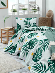  L' essential Maison Single Pique Set White Green Yellow Monstera - Green v2
