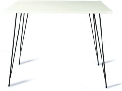 Hanah Home Table White Sandalf Square - Fényes fehér