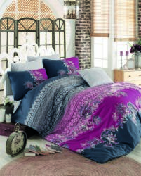  L' essential Maison Ranforce kétszemélyes ágyneműhuzat garnitúra FuchsiaGreyWhite Azra - fukszia (172PRL2279)