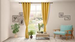 Heinner Set 2 draperii catifea 140x270 cm - Galbene (HR-VDR140-YLW) - generaltech