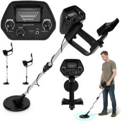 MULTISTORE Fémdetektor, Multistore GC-1016A, 60-89 cm, 16, 5 cm vízálló keresőfej, analóg kijelző, hangjelzés, 2 beállítás, elemes (2 db 9V - nem tartozék) (TF5026)