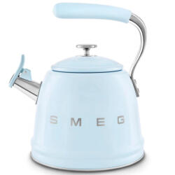 SMEG Ceainic cu fluier Smeg CKLW2001PB, 2, 3 l, Inducție, Mâner care nu se încălzește, Oțel, Albastru pastel (CKLW2001PG)