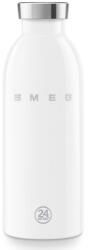Smeg Sticla termos SMEG Clima 50's Style WBF01WH, 500 ml, Inchidere ermetica, Pereti dubli, Otel inoxidabil 18/8, Alb (WBF01WH)