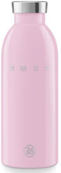 Smeg Sticla termos SMEG Clima 50's Style WBF01PK, 500 ml, Inchidere ermetica, Pereti dubli, Otel inoxidabil 18/8, Roz (WBF01PK)