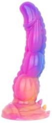 Mythical Mates Dildo Mythical Mates Blazetail Dragon cu Ventuza, Silicon, Mov Neon, 25.5 cm Dildo